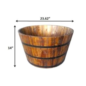 Wooden planter